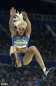 ​俄罗斯第一美女-克里什娜，田径场上最漂亮的跳远女神