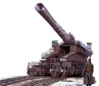 ​德意志重锤— —世界最大火炮“多拉”