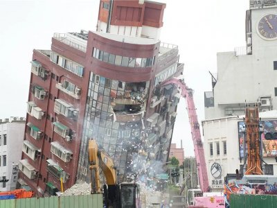 ​台湾花莲地震遇难者升至12人