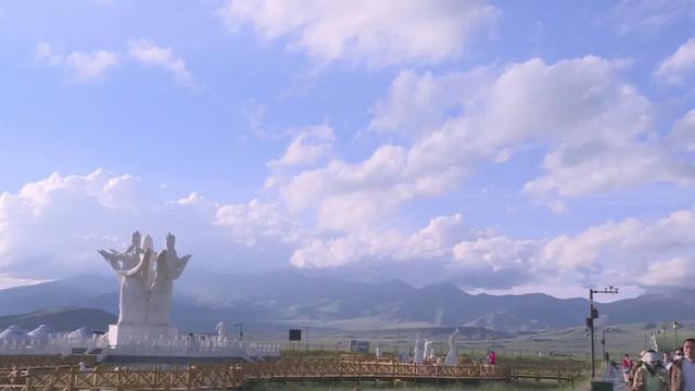 美丽巴音布鲁克大草原欢迎您（骏马天堂天鹅故乡）(1)