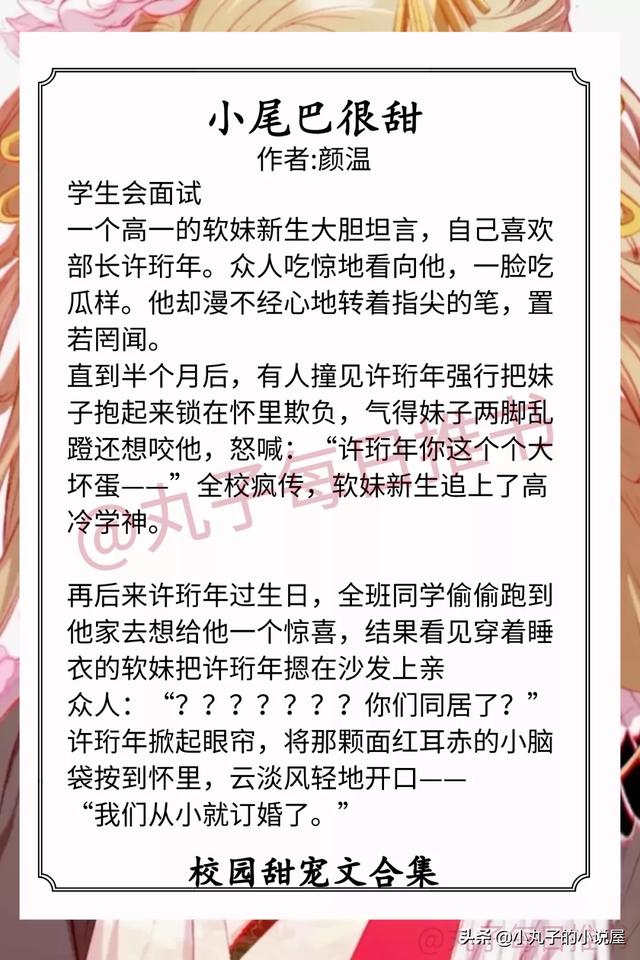 甜到爆炸的校园甜文（校园甜宠文系列）(4)