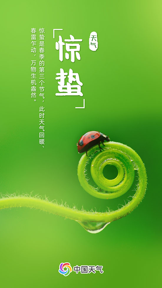 惊蛰时节天气大部回暖 全国春雷地图看哪里雷声隆隆