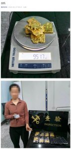 ​手机内藏黄金入境我国海关被查，共 951.7 克