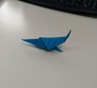 ​反差萌鲨鱼折纸教程，小朋友也能学会