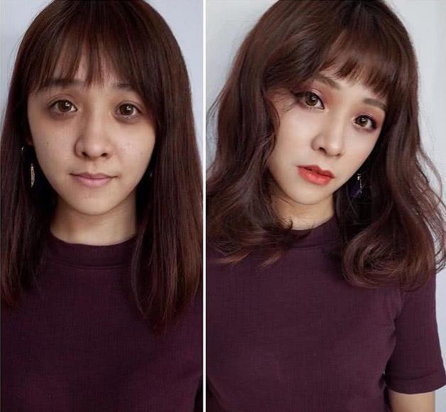 女生化妆前VS化妆后，简直判若两人，网友：整容了吧？