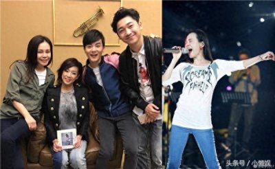 ​45岁彭佳慧生活近照，伯乐是钟镇涛，为生双胞胎女儿差点丧命