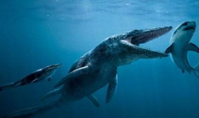 ​史上最强生物在《方舟生存进化》中出现，霸王龙禁不住它咬一口