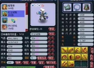 梦幻西游-苍鸾怒击-老王的玩具宝宝-鹰击召唤兽