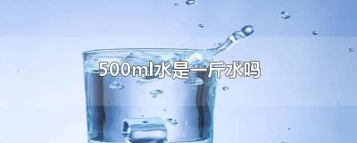 ​500ml水是一斤水吗
