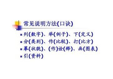 说明方法有哪几种,说明方法有哪几种图1