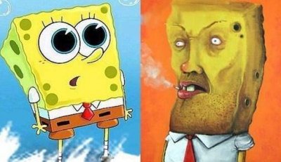 ​海绵宝宝：当这5位角色长大之后，章鱼哥身材健美，珊迪变美少女