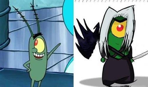 海绵宝宝:当这5位角色长大之后,章鱼哥身材健美,珊迪变美少女