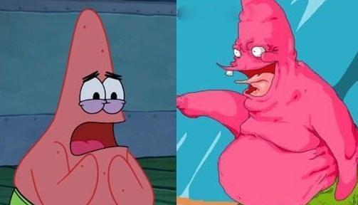 海绵宝宝:当这5位角色长大之后,章鱼哥身材健美,珊迪变美少女