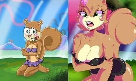 海绵宝宝:当这5位角色长大之后,章鱼哥身材健美,珊迪变美少女