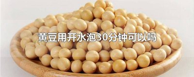 黄豆泡一小时 黄豆可以在水里泡多久