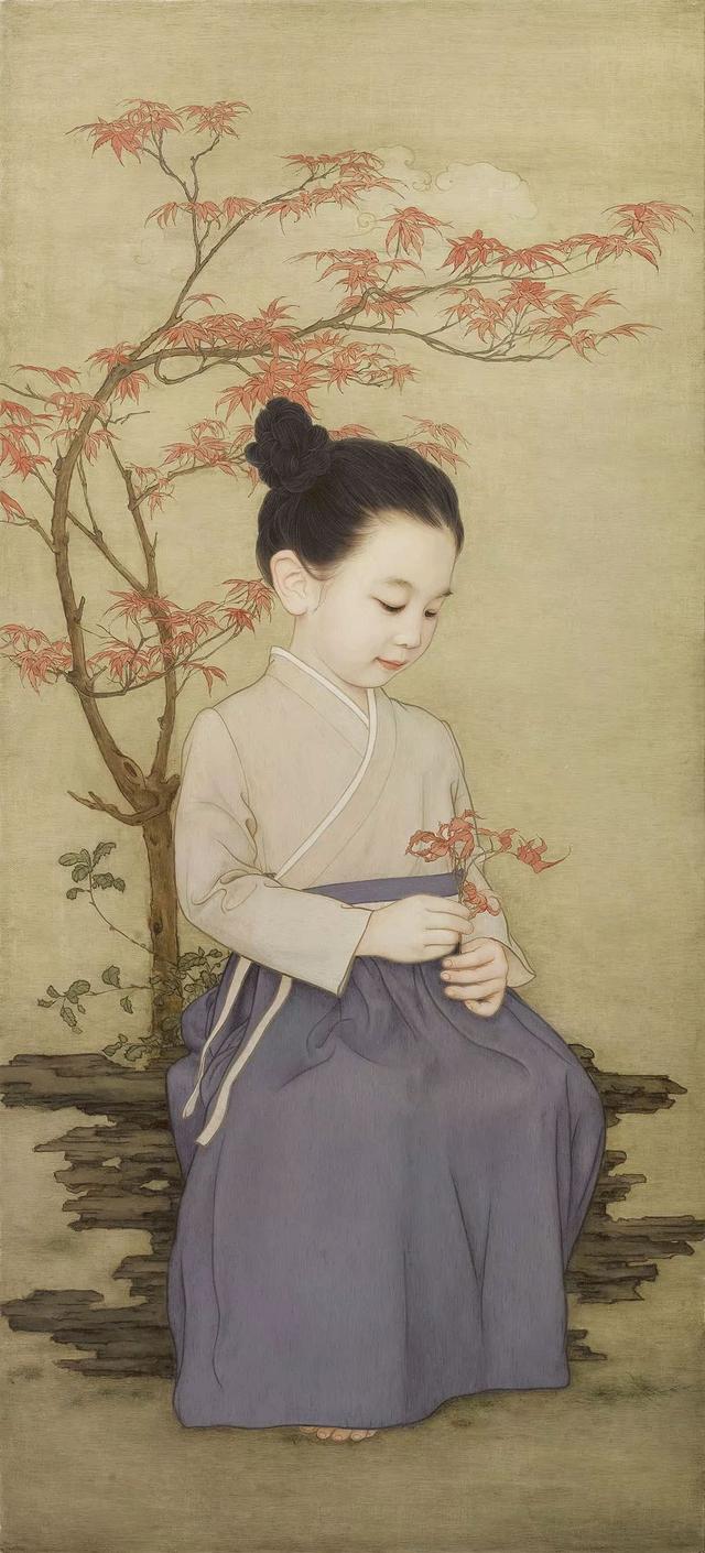 让父母惊艳的画教程（南京帅爸把女儿画成中式小仙女）(26)