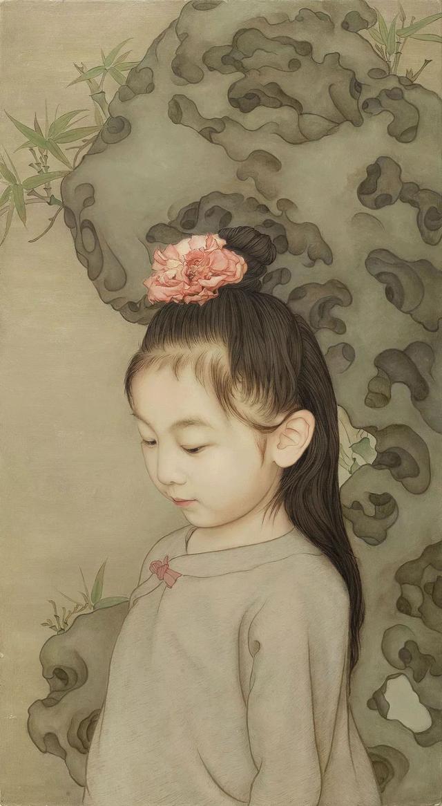 让父母惊艳的画教程（南京帅爸把女儿画成中式小仙女）(22)