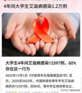​大学生艾滋病感染人数惊人：四年间竟达1.2万例！
