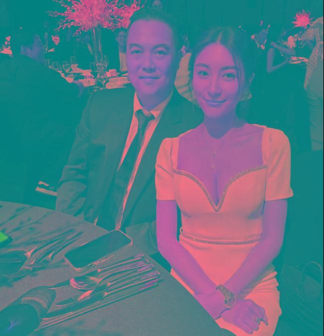 TVB视后出席婚礼大晒傲人身材 与老公同框似父女？