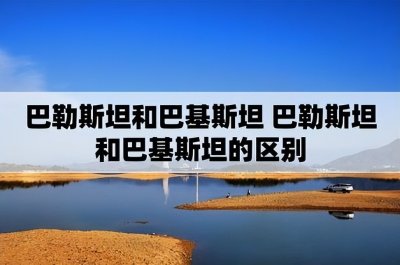 ​巴基斯坦与巴勒斯坦：一字之差的背后有何不同？