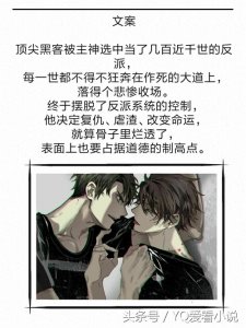 ​推文：5本风流书呆的耽美小说，有快穿有互宠，又雷又苏又爽！